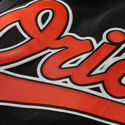 Baltimore Orioles Cal Ripken Jr. Mitchell & Ness Authentic Batting Practice Jersey - Black MLB Team Jersey Baseball Fan Apparel