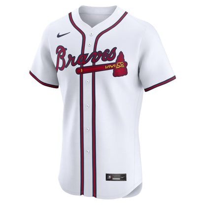 Atlanta Braves Ronald Acuña Jr. Nike Home Elite Jersey - White MLB Team Jersey Baseball Fan Apparel