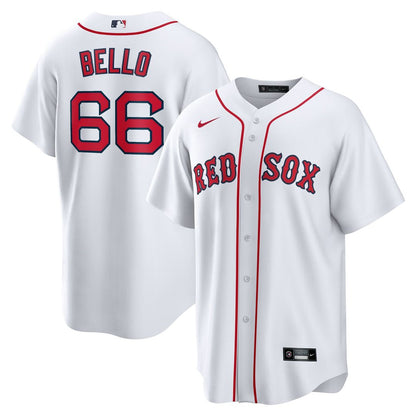 Boston Red Sox Brayan Bello Nike Home Replica Jersey - White MLB Team Jersey Baseball Fan Apparel