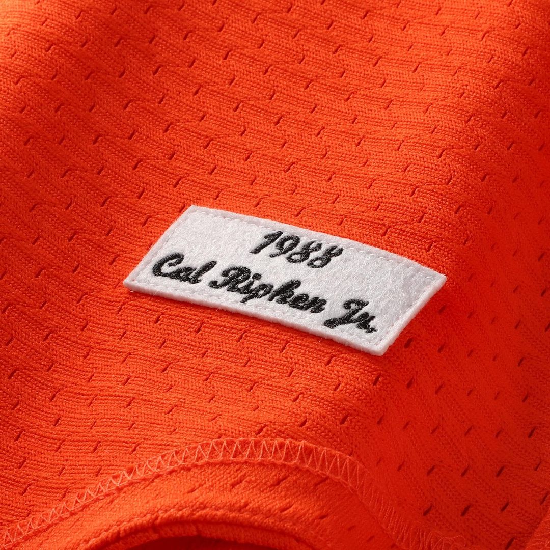 Baltimore Orioles Cal Ripken Jr. Mitchell & Ness Authentic Batting Practice Jersey - Orange MLB Team Jersey Baseball Fan Apparel