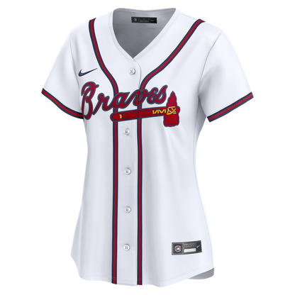 Atlanta Braves Nike Home Women's Limited Jersey - White MLB Team Jersey Baseball Fan Apparel