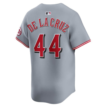Cincinnati Reds Elly De La Cruz Nike Road Limited Player Jersey - Gray MLB Team Jersey Baseball Fan Apparel