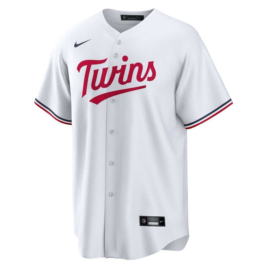 Minnesota Twins Trevor Larnach Nike Home Replica Jersey - White MLB Team Jersey Baseball Fan Apparel
