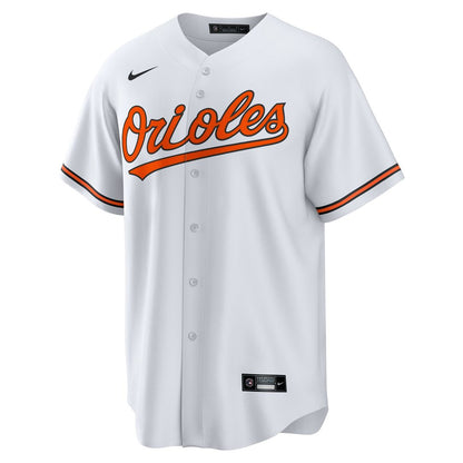 Baltimore Orioles Jackson Holliday Nike Home Replica Player Jersey - White MLB Team Jersey Baseball Fan Apparel
