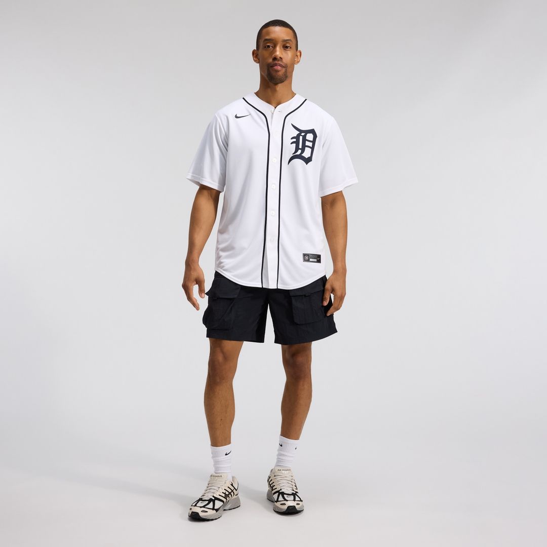 Detroit Tigers Nike Home Replica Jersey - White MLB Team Jersey Baseball Fan Apparel