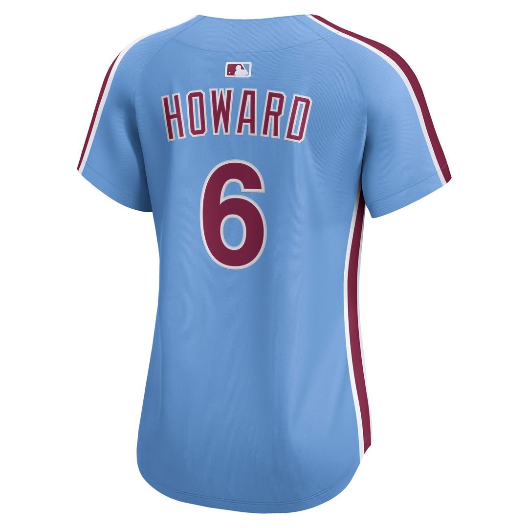 Philadelphia Phillies Ryan Howard Nike Women's Limited Jersey - White MLB Team Jersey Baseball Fan Apparel