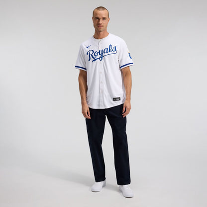Kansas City Royals Nike Home Limited Jersey - White MLB Team Jersey Baseball Fan Apparel