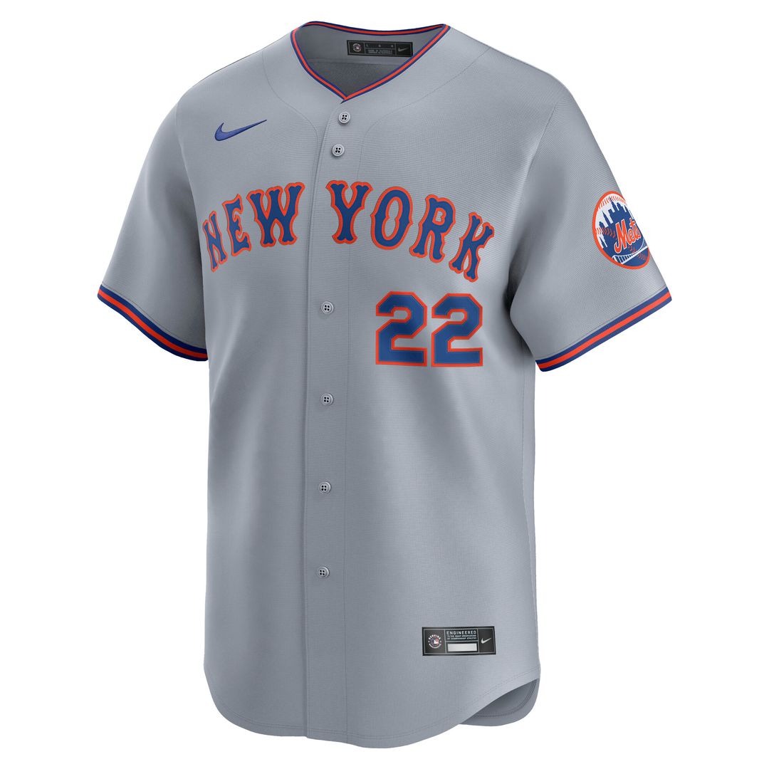New York Mets Juan Soto Nike Road Limited Player Jersey - Gray MLB Team Jersey Baseball Fan Apparel