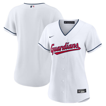 Cleveland Guardians Nike Women's Alternate Official Replica Jersey - Navy MLB Team Jersey Baseball Fan Apparel