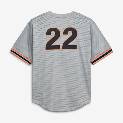 San Francisco Giants Will Clark Mitchell & Ness Authentic Batting Practice Jersey - Gray MLB Team Jersey Baseball Fan Apparel