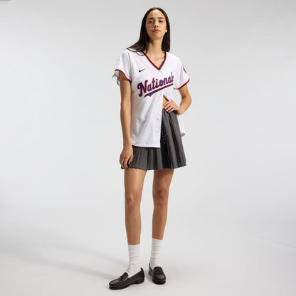 Washington Nationals CJ Abrams Nike Women's Home Replica Player Jersey - White MLB Team Jersey Baseball Fan Apparel