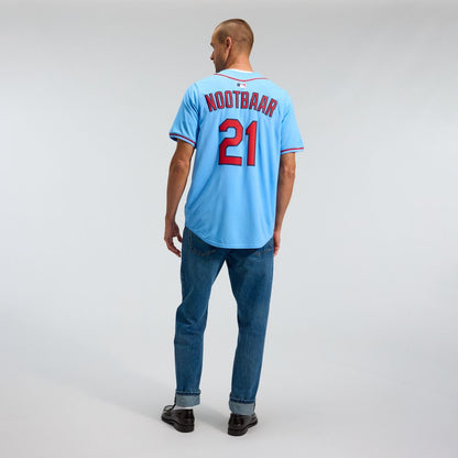 St. Louis Cardinals Lars Nootbaar Nike Alternate Limited Jersey - Light Blue MLB Team Jersey Baseball Fan Apparel