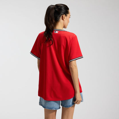 Cleveland Guardians Nike Women's Alternate 2 Replica Jersey - Red MLB Team Jersey Baseball Fan Apparel