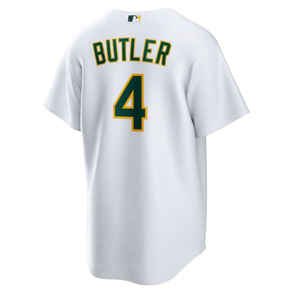 Athletics Lawrence Butler Nike Home Replica Jersey - White MLB Team Jersey Baseball Fan Apparel