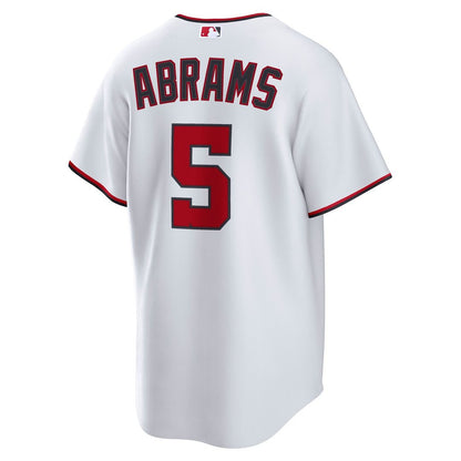 Washington Nationals CJ Abrams Nike Home Replica Jersey - White MLB Team Jersey Baseball Fan Apparel