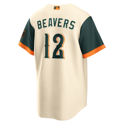Baltimore Orioles Dylan Beavers Nike 2026 City Connect Stadium Jersey - Cream MLB Team Jersey Baseball Fan Apparel