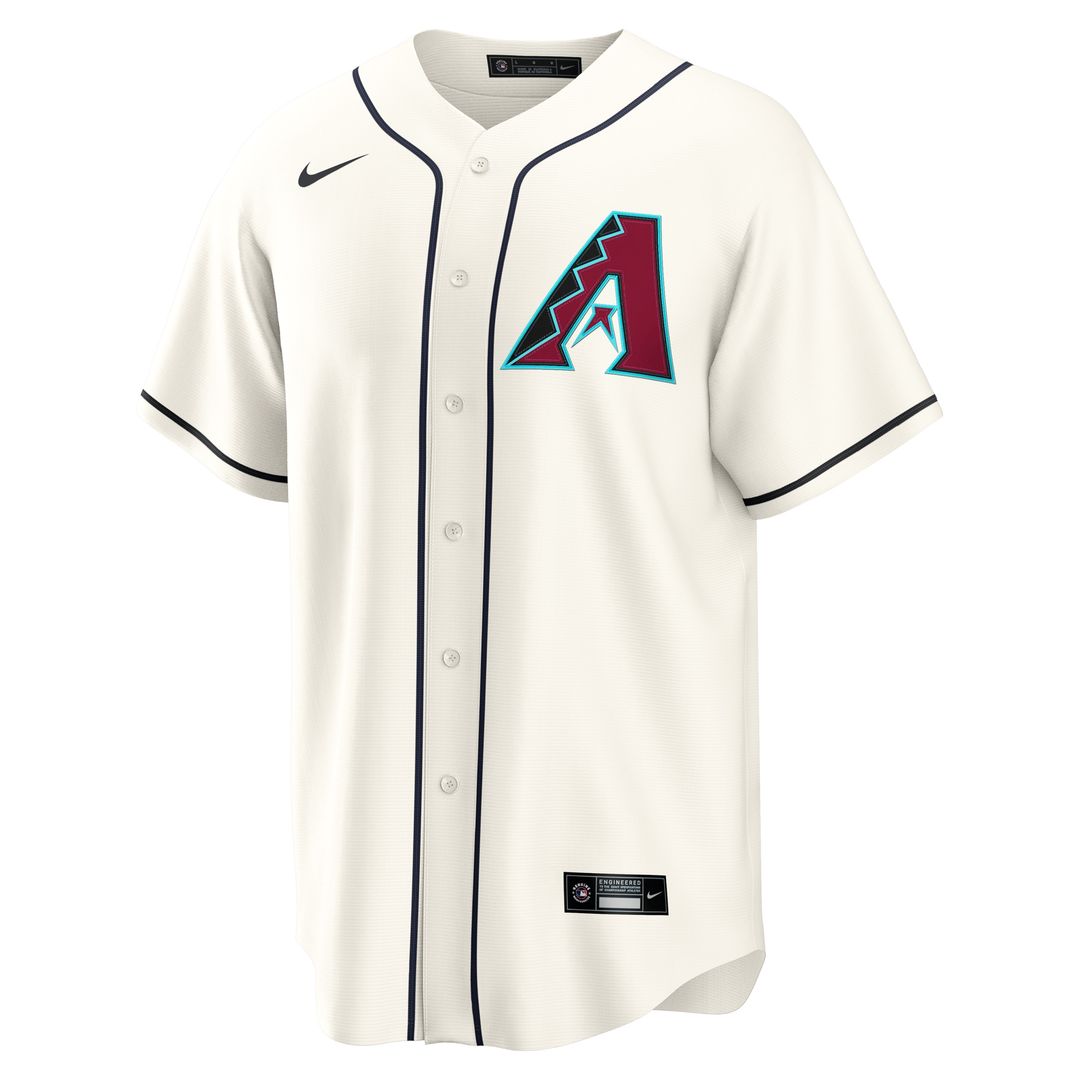 Arizona Diamondbacks Nike Home Replica Jersey - Cream MLB Team Jersey Baseball Fan Apparel