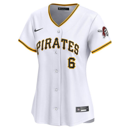 Pittsburgh Pirates Konnor Griffin Nike Women's Home Limited Jersey - White MLB Team Jersey Baseball Fan Apparel