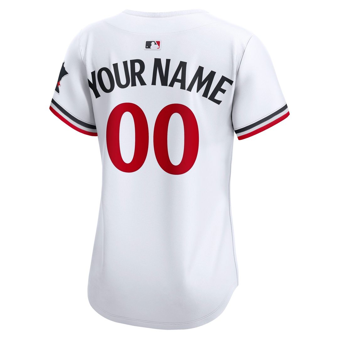 Minnesota Twins Nike Women's Home Limited Custom Jersey - White MLB Team Jersey Baseball Fan Apparel