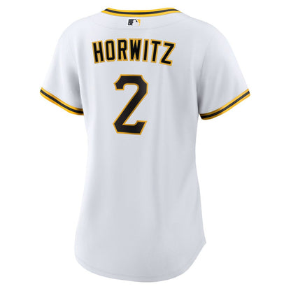 Pittsburgh Pirates Spencer Horwitz Nike Women's Home Replica Jersey - White MLB Team Jersey Baseball Fan Apparel