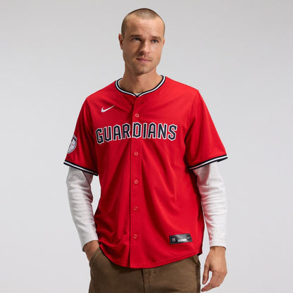 Cleveland Guardians Nike Alternate Limited Jersey - Red MLB Team Jersey Baseball Fan Apparel