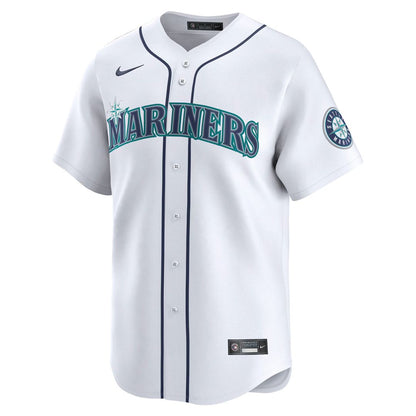 Seattle Mariners Cal Raleigh Nike Home Limited Player Jersey - White MLB Team Jersey Baseball Fan Apparel