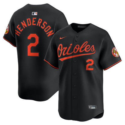 Baltimore Orioles Gunnar Henderson Nike Home Limited Player Jersey - White MLB Team Jersey Baseball Fan Apparel