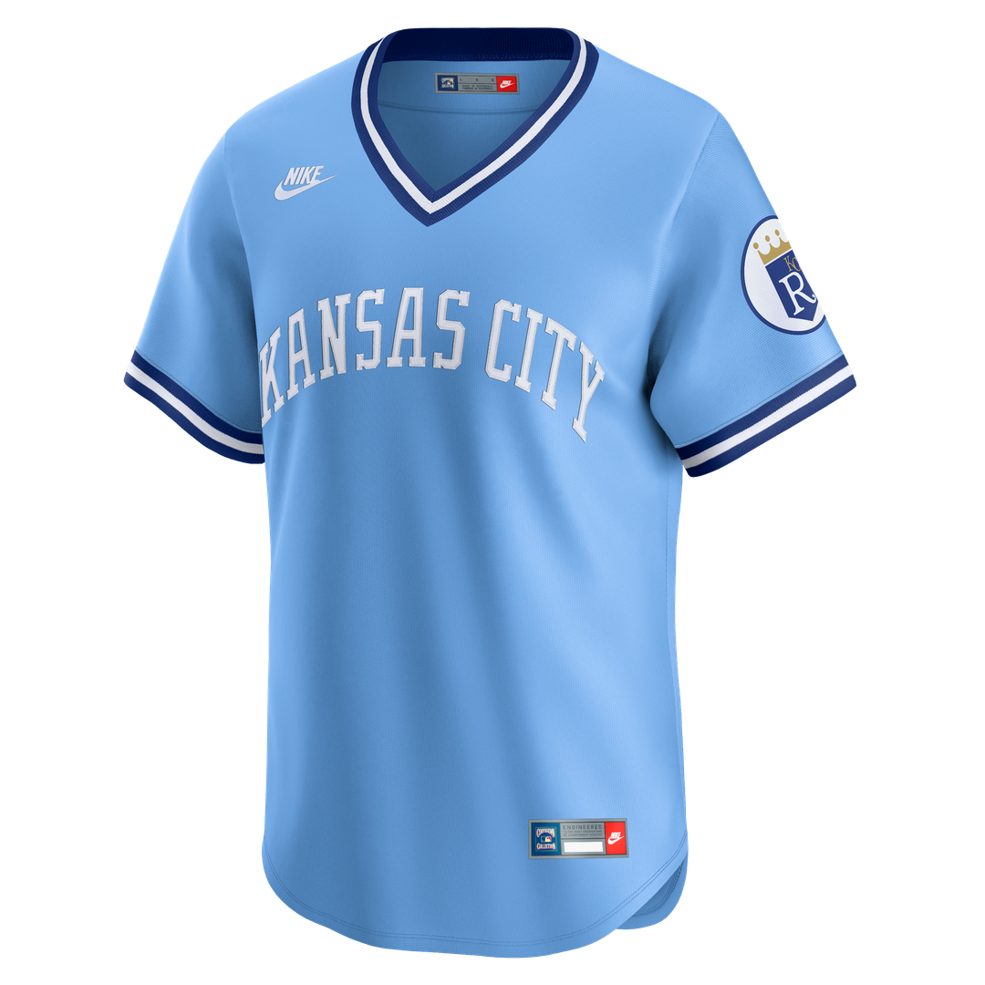 Kansas City Royals Bo Jackson Nike Throwback Cooperstown Limited Jersey - Light Blue MLB Team Jersey Baseball Fan Apparel
