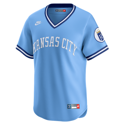 Kansas City Royals Bo Jackson Nike Throwback Cooperstown Limited Jersey - Light Blue MLB Team Jersey Baseball Fan Apparel