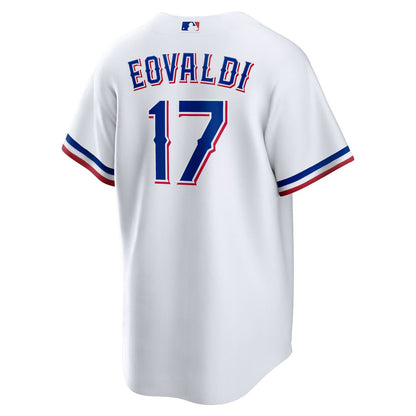 Texas Rangers Nathan Eovaldi Nike Home Replica Player Jersey - White MLB Team Jersey Baseball Fan Apparel