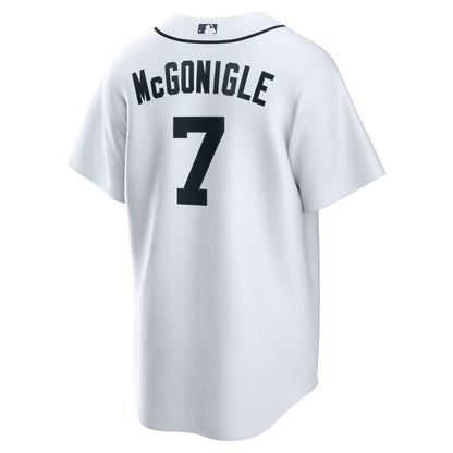 Detroit Tigers Kevin McGonigle Nike Home Replica Jersey - White MLB Team Jersey Baseball Fan Apparel