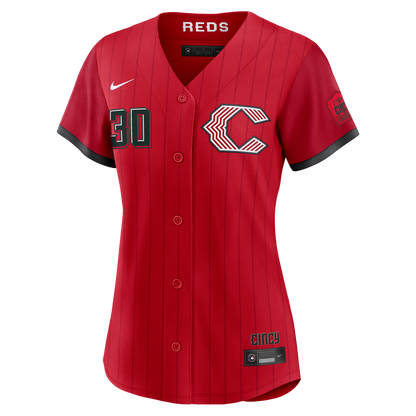 Cincinnati Reds Ken Griffey Jr. Nike Women's 2026 City Connect Stadium Jersey - Red MLB Team Jersey Baseball Fan Apparel