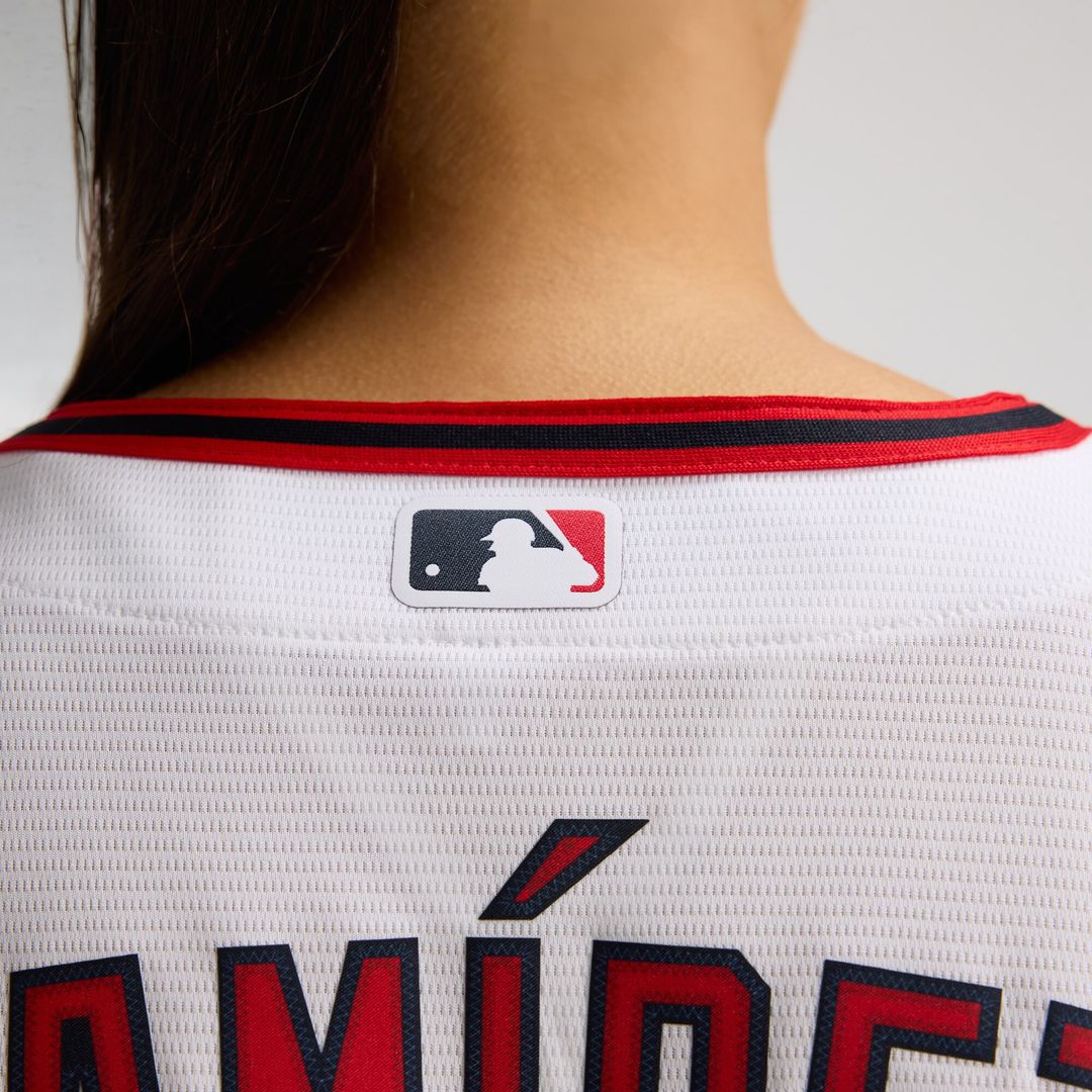 Cleveland Guardians José Ramírez Nike Women's Home Replica Jersey - White MLB Team Jersey Baseball Fan Apparel