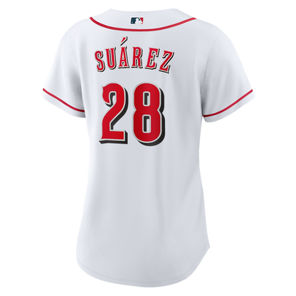 Cincinnati Reds Eugenio Suárez Nike Women's Home Replica Jersey - White MLB Team Jersey Baseball Fan Apparel
