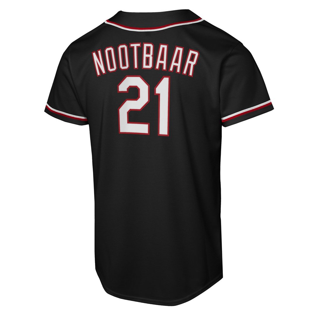 St. Louis Cardinals Lars Nootbaar Nike Youth Fashion Replica Player Jersey - Black MLB Team Jersey Baseball Fan Apparel