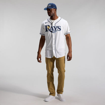 Tampa Bay Rays Nike Home Authentic Jersey - White MLB Team Jersey Baseball Fan Apparel