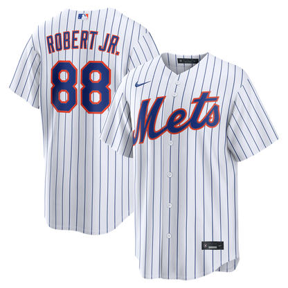 New York Mets Luis Robert Jr. Nike Home Replica Jersey - White MLB Team Jersey Baseball Fan Apparel