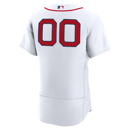 Boston Red Sox Nike Home Authentic Custom Jersey - White MLB Team Jersey Baseball Fan Apparel