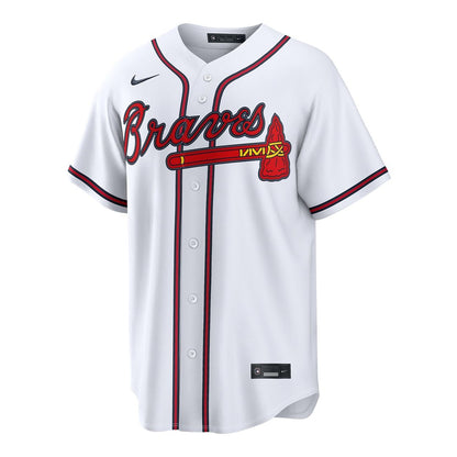 Atlanta Braves Mauricio Dubón Nike Home Replica Jersey - White MLB Team Jersey Baseball Fan Apparel