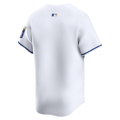 Kansas City Royals Nike Home Limited Jersey - White MLB Team Jersey Baseball Fan Apparel