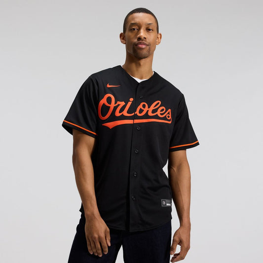 Baltimore Orioles Nike Alternate Replica Team Jersey - Black MLB Team Jersey Baseball Fan Apparel