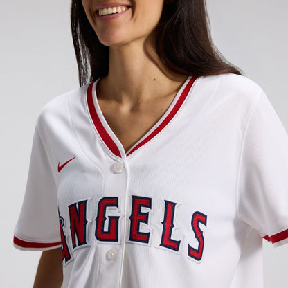 Los Angeles Angels Nike Women's Home Limited Jersey - White MLB Team Jersey Baseball Fan Apparel