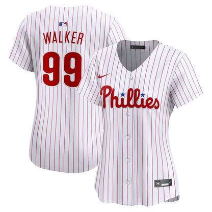 Philadelphia Phillies Taijuan Walker Nike Women's Home Limited Player Jersey - White MLB Team Jersey Baseball Fan Apparel