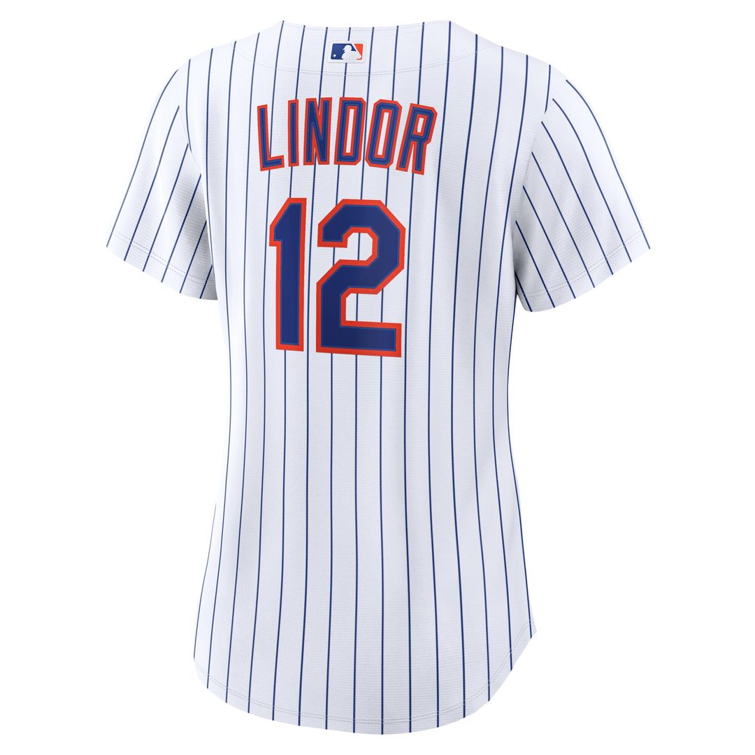 New York Mets Francisco Lindor Nike Women's Alternate Replica Jersey - Black MLB Team Jersey Baseball Fan Apparel