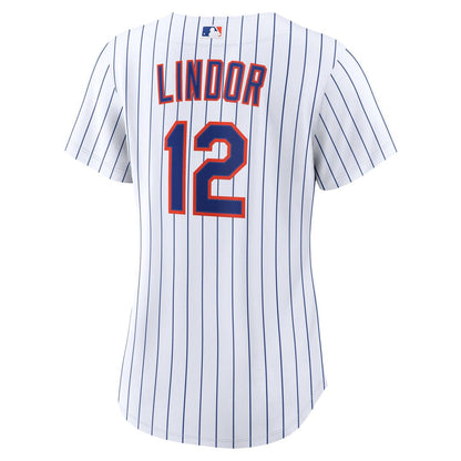 New York Mets Francisco Lindor Nike Women's Home Replica Jersey - White MLB Team Jersey Baseball Fan Apparel