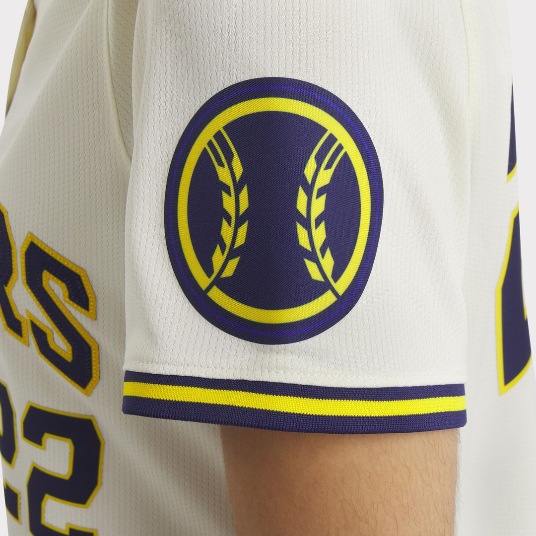 Milwaukee Brewers Christian Yelich Nike Women's Home Limited Player Jersey - Cream MLB Team Jersey Baseball Fan Apparel