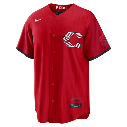 Cincinnati Reds Nike 2026 City Connect Stadium Jersey - Red MLB Team Jersey Baseball Fan Apparel