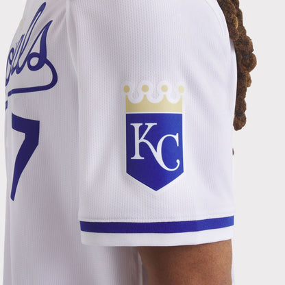 Kansas City Royals Bobby Witt Jr. Nike Home Limited Player Jersey - White MLB Team Jersey Baseball Fan Apparel
