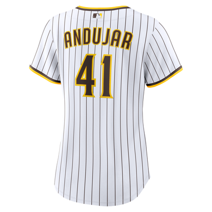 San Diego Padres Miguel Andujar Nike Women's Home Replica Jersey - White MLB Team Jersey Baseball Fan Apparel