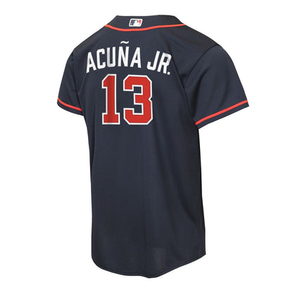 Atlanta Braves Ronald Acuña Jr. Nike Youth Road Replica Jersey - Gray MLB Team Jersey Baseball Fan Apparel